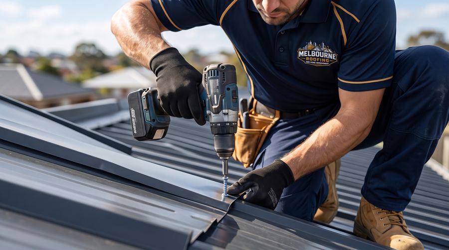 Colorbond roofing detail